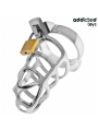 ADDICTED TOYS LOCKED SILVER LOCK JAULA PARA PENE DE METAL TALLA M