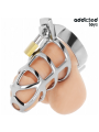 ADDICTED TOYS LOCKED SILVER LOCK JAULA PARA PENE DE METAL TALLA M