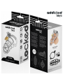 ADDICTED TOYS LOCKED SILVER LOCK JAULA PARA PENE DE METAL TALLA M
