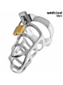 ADDICTED TOYS LOCKED SILVER LOCK JAULA PARA PENE DE METAL TALLA S