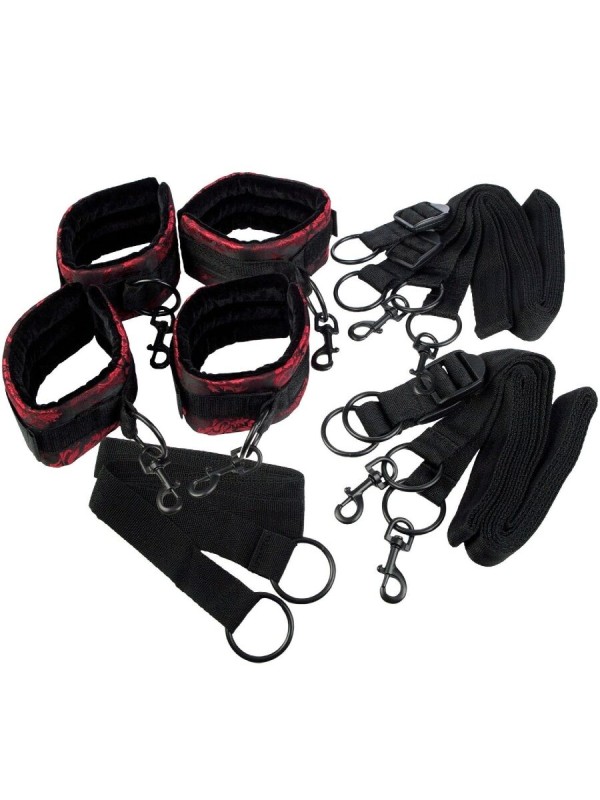 CALEXOTICS SCANDAL SET DE ATADURAS CAMA