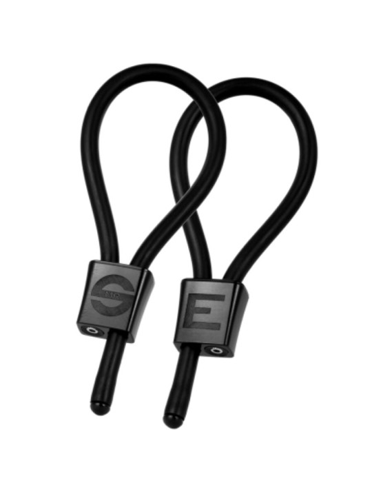 ELECTRASTIM PRESTIGE ELECTRA LOOPS ANILLOS DE PENE AJUSTABLES NEGRO