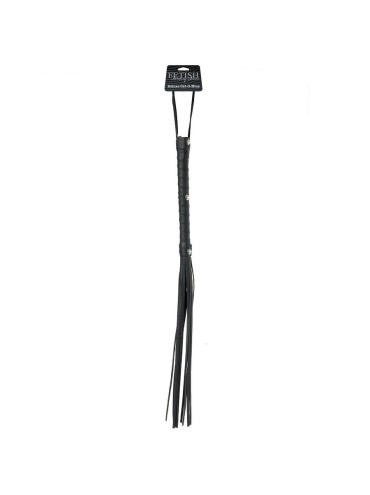 FETISH FANTASY LIMITED EDITION LATIGO AZOTADOR PIEL NEGRO