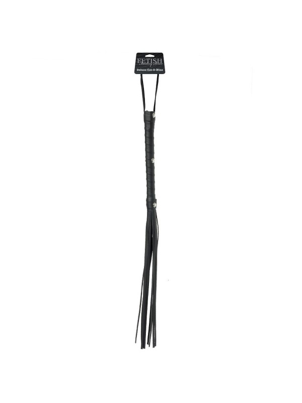 FETISH FANTASY LIMITED EDITION LATIGO AZOTADOR PIEL NEGRO