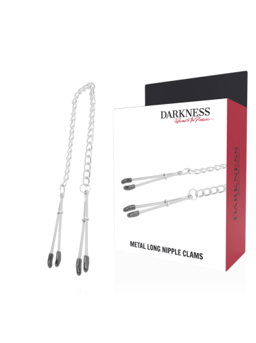 DARKNESS PINZAS AJUSTABLES PARA PEZONES METAL