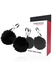 DARKNESS PINZAS PARA PEZONES CON POMPONES 1