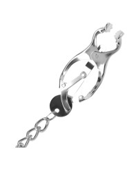 DARKNESS ABRAZADERA PEZONES METAL CON CADENA