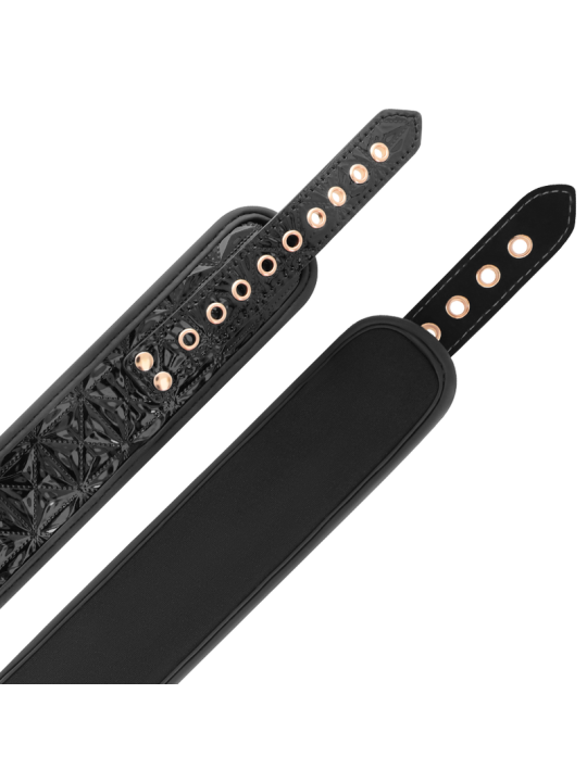 BEGME BLACK EDITION COLLAR CON CADENAS Y PINZAS PEZONES CON FORRO DE NEOPRENO