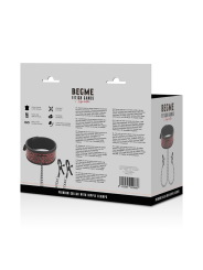 BEGME RED EDITION COLLAR CON CADENAS Y PINZAS PEZONES CON FORRO DE NEOPRENO