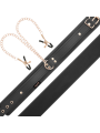 COQUETTE CHIC DESIRE FANTASY COLLAR CON PINZAS PEZONES CON FORRO DE NEOPRENO