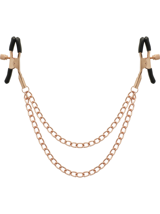 COQUETTE CHIC DESIRE FANTASY PINZAS METALICAS PEZONES CON CADENA