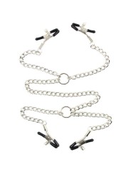 OHMAMA FETISH 4 PINZAS PEZONES CON CADENAS