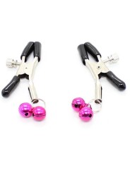 OHMAMA FETISH PINZAS PEZONES CON CASCABEL ROSA