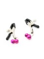 OHMAMA FETISH PINZAS PEZONES CON CASCABEL ROSA