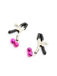 OHMAMA FETISH PINZAS PEZONES CON CASCABEL ROSA