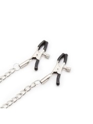 OHMAMA FETISH MORDAZA DE ANILLA CON CADENAS Y PINZAS PEZONES