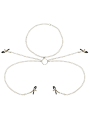 OHMAMA FETISH 4 PINZAS PEZONES CON COLLAR DE CADENAS