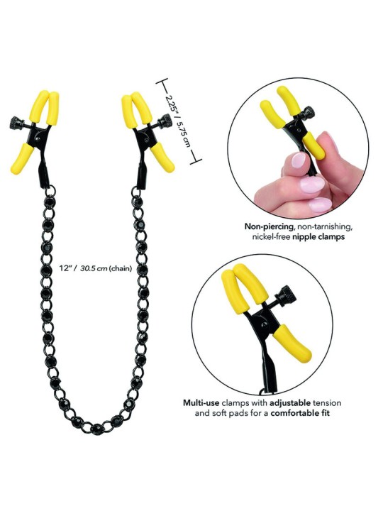 CALEXOTICS BOUNDLESS PINZAS DE PEZONES