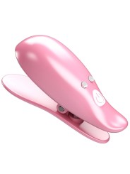 PRETTY LOVE LEAF PINZAS VIBRATORIAS PARA PEZONES ROSA