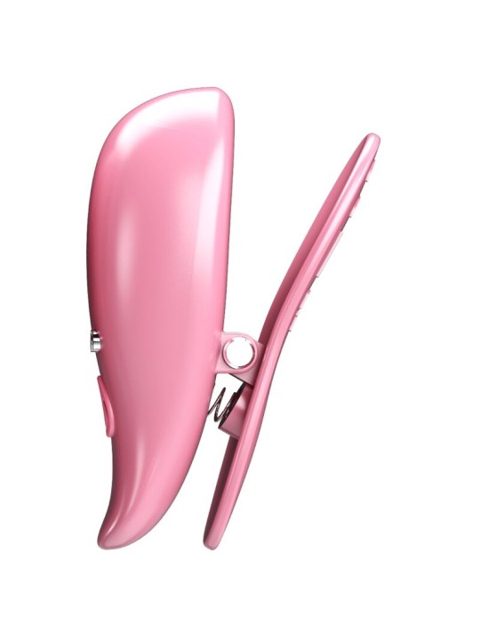 PRETTY LOVE LEAF PINZAS VIBRATORIAS PARA PEZONES ROSA