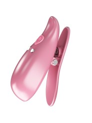 PRETTY LOVE LEAF PINZAS VIBRATORIAS PARA PEZONES ROSA