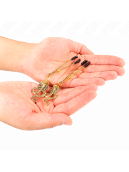 KINK PINZAS PARA PEZONES CON COLGANTE DE COBRA 6 CM