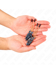 KINK PINZAS PARA PEZONES CON COLGANTE DE BUHO 6 CM