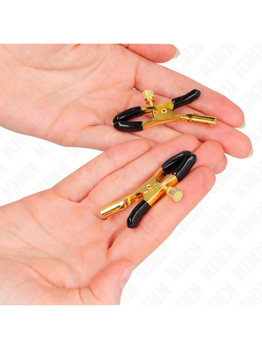 KINK PINZAS PARA PEZONES DORADO 6 CM