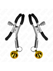 KINK PINZAS PARA PEZONES CON CAMPANILLA DORADA 6 CM