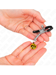 KINK PINZAS PARA PEZONES CON CAMPANILLA DORADA 6 CM