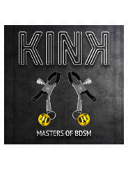 KINK PINZAS PARA PEZONES CON CAMPANILLA DORADA 6 CM