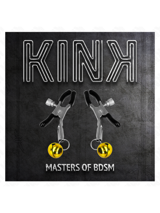 KINK PINZAS PARA PEZONES CON CAMPANILLA DORADA 6 CM