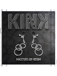 KINK PINZAS PARA PEZONES CON 3 AROS 6 CM
