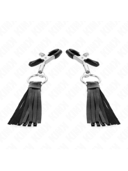 KINK PINZAS PARA PEZONES CON BORLAS DE POLIPIEL 6 CM