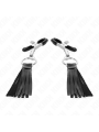 KINK PINZAS PARA PEZONES CON BORLAS DE POLIPIEL 6 CM