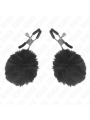 KINK PINZAS PARA PEZONES CON POMPON NEGRO 6 CM