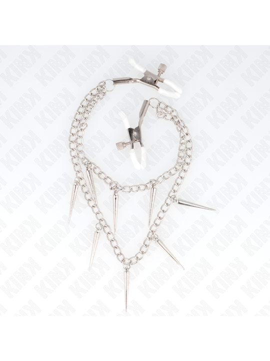 KINK PINZAS PARA PEZONES CON CADENA DE PUAS 30 CM