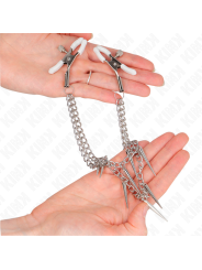 KINK PINZAS PARA PEZONES CON CADENA DE PUAS 30 CM