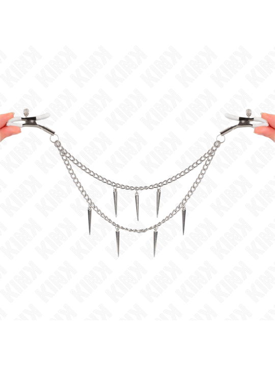 KINK PINZAS PARA PEZONES CON CADENA DE PUAS 30 CM