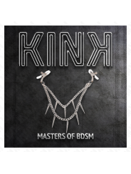 KINK PINZAS PARA PEZONES CON CADENA DE PUAS 30 CM