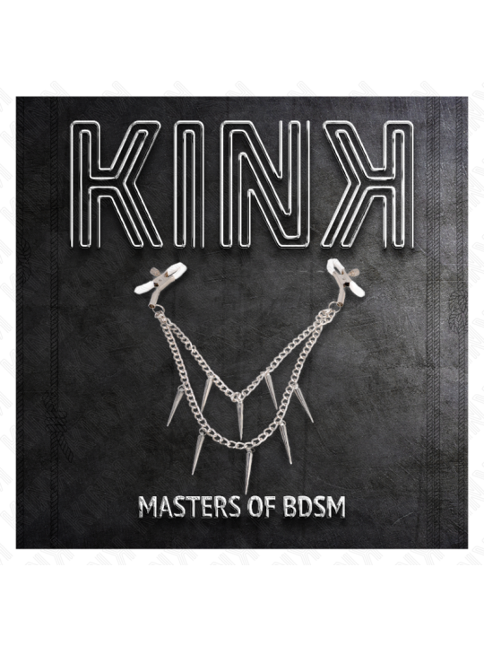 KINK PINZAS PARA PEZONES CON CADENA DE PUAS 30 CM