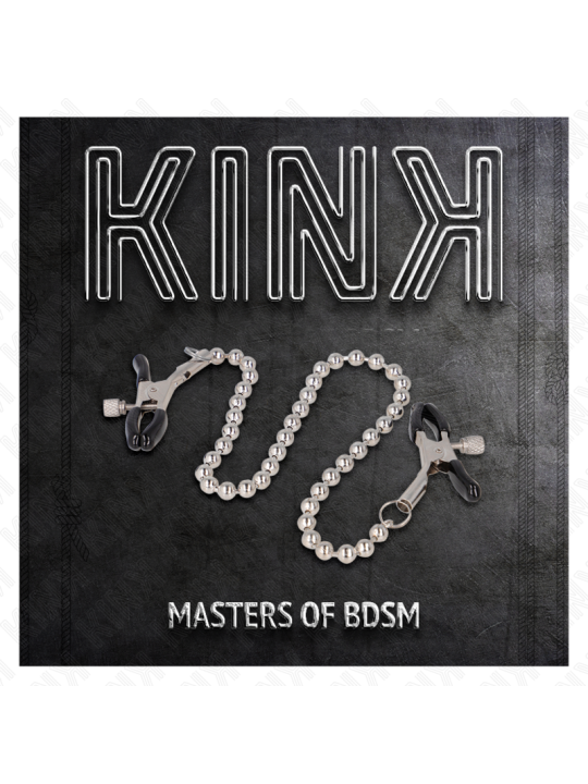 KINK PINZAS PARA PEZONES CON CADENA DE BOLAS 30 CM