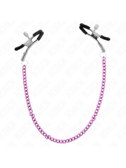 KINK PINZAS PARA PEZONES CON CADENA VIOLETA 30 CM