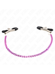 KINK PINZAS PARA PEZONES CON CADENA VIOLETA 30 CM