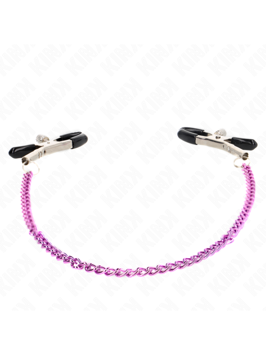 KINK PINZAS PARA PEZONES CON CADENA VIOLETA 30 CM