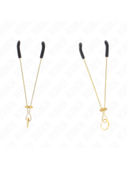 KINK PINZAS PARA PEZONES FINA DORADO 7 CM