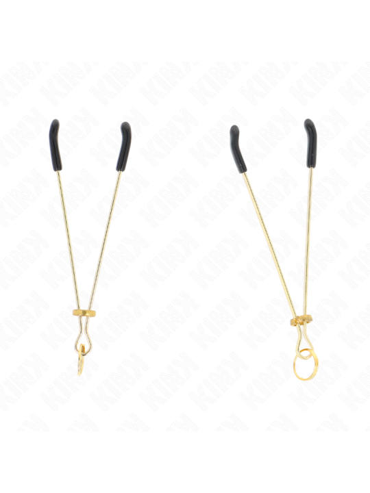KINK PINZAS PARA PEZONES FINA DORADO 7 CM