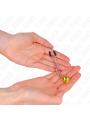KINK PINZAS PARA PEZONES FINA CON CASCABEL DORADO 7 CM