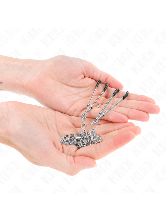 KINK PINZAS PARA PEZONES FINA CON CADENA GRUESA 30 CM