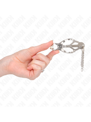 KINK PINZAS PARA PEZONES ESTILO JAPONES CON CADENAS PLATEADO